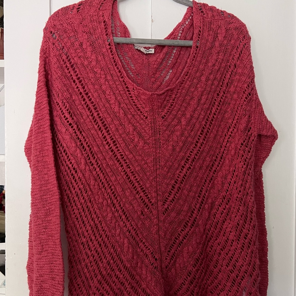 Pink AE slouchy sweater